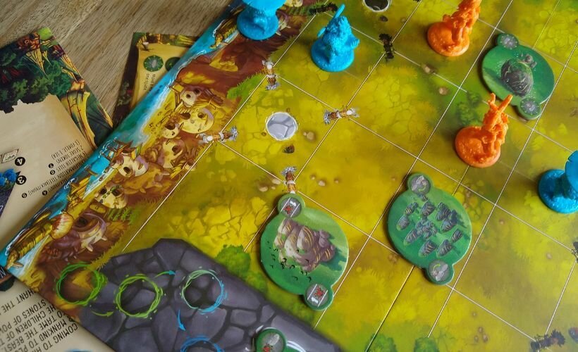 Дуэльная стратегическая настольная игра Rollin Games Каирн 10+ — фото 1