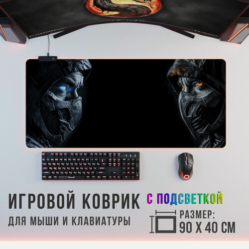 Изображение товара Игровой коврик для мыши Mortal Combat с RGB подсветкой