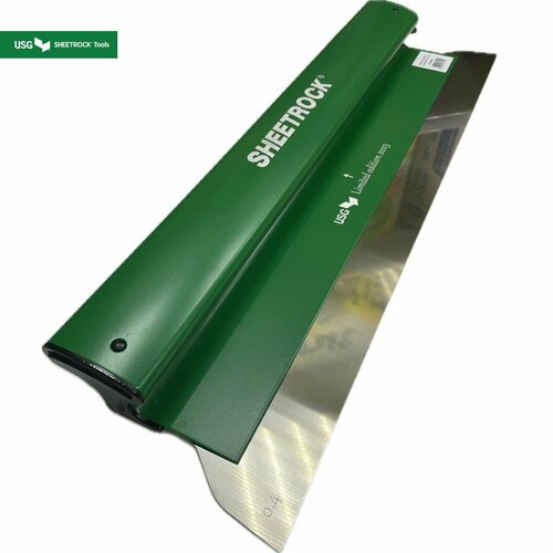 Шпатель SHEETROCK 250мм со сменным лезвием 0,4мм (soft-touch покрытие, лезвие 106мм премиум )