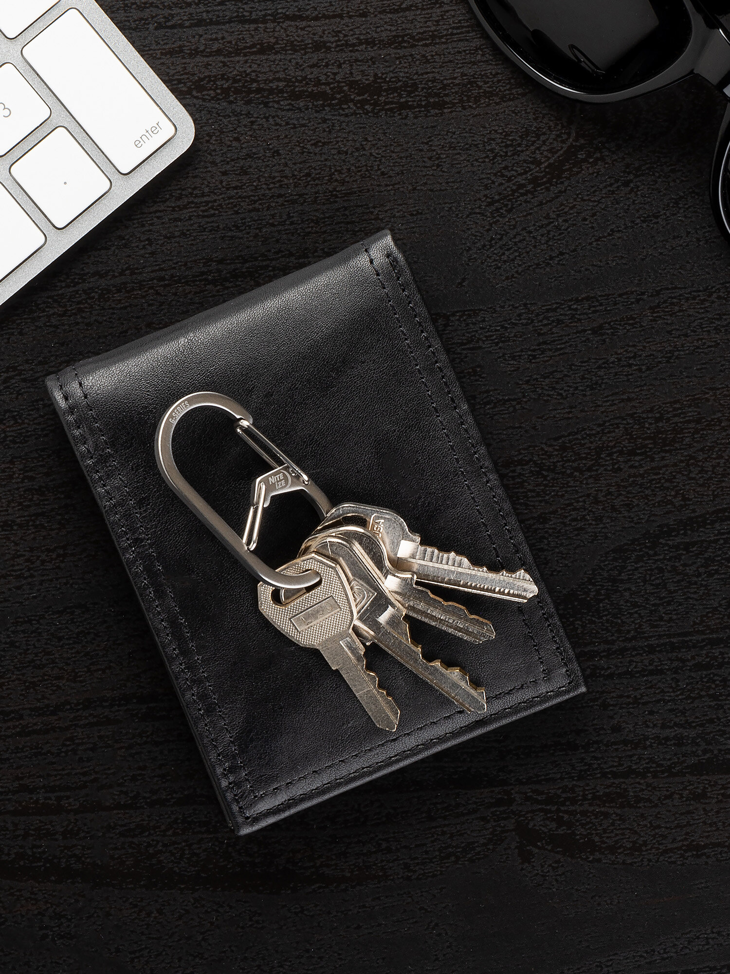 Брелок-карабин Nite Ize, серебряный — фото 1