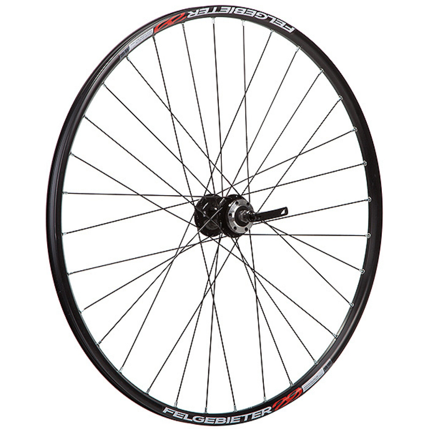 Колесо 29" переднее, двойной обод под диск 32 отв, втулка SF B27F алюм, пром подшипник