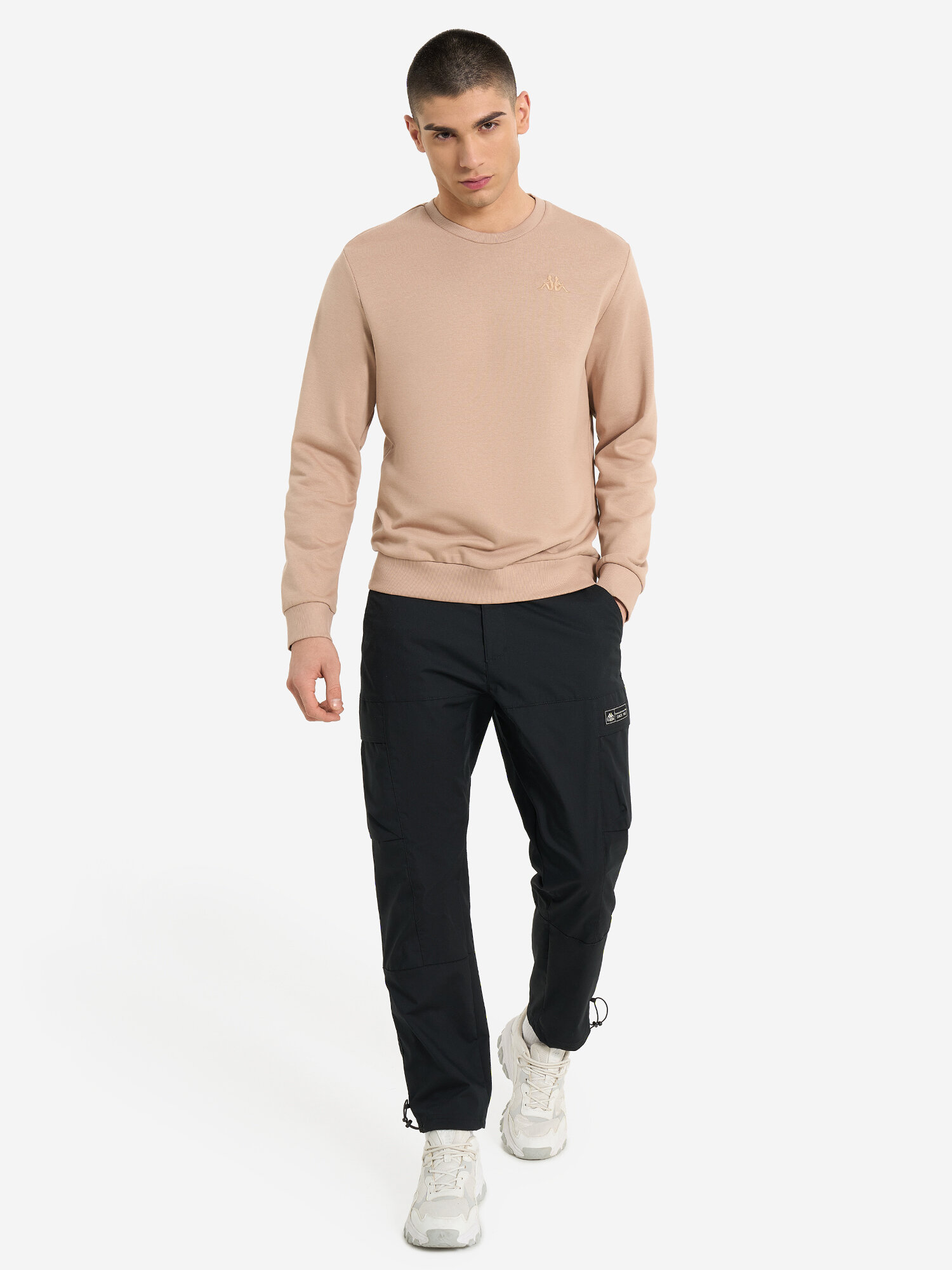 Свитшот Kappa, размер 52-54, , бежевый — фото 1