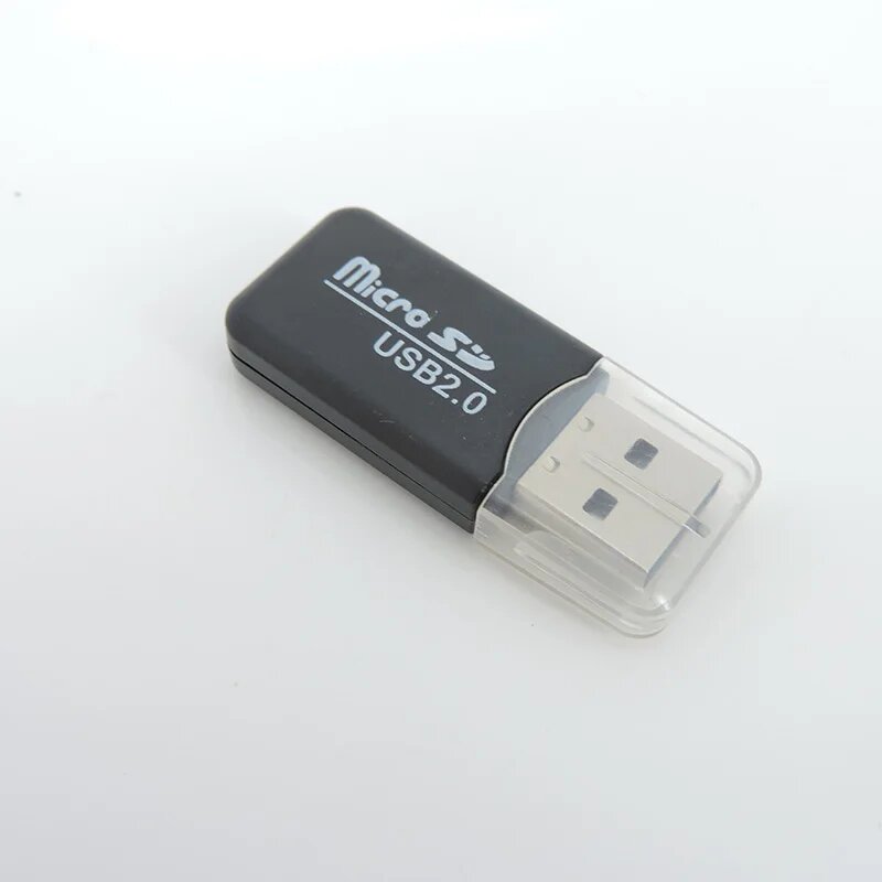 Портативный кардридер mini USB 2.0 интерфейсный кардридер Micro SD TF флэш-память Высокоскоростной USB-адаптер для ПК, 1pcs