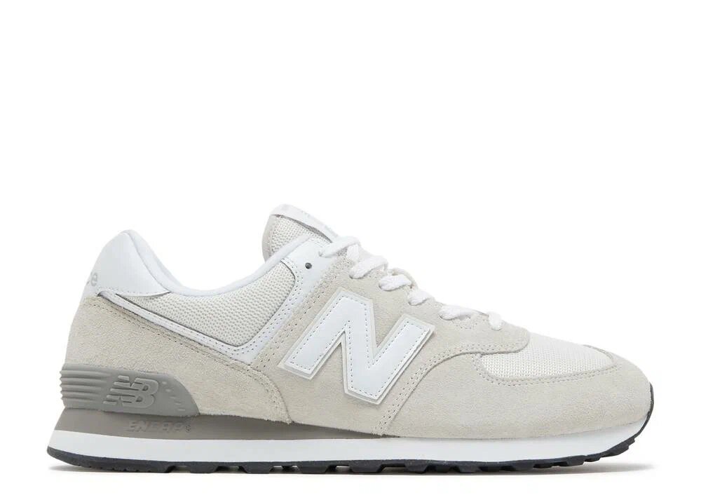 Кроссовки New Balance, размер 7.5US, бежевый, белый