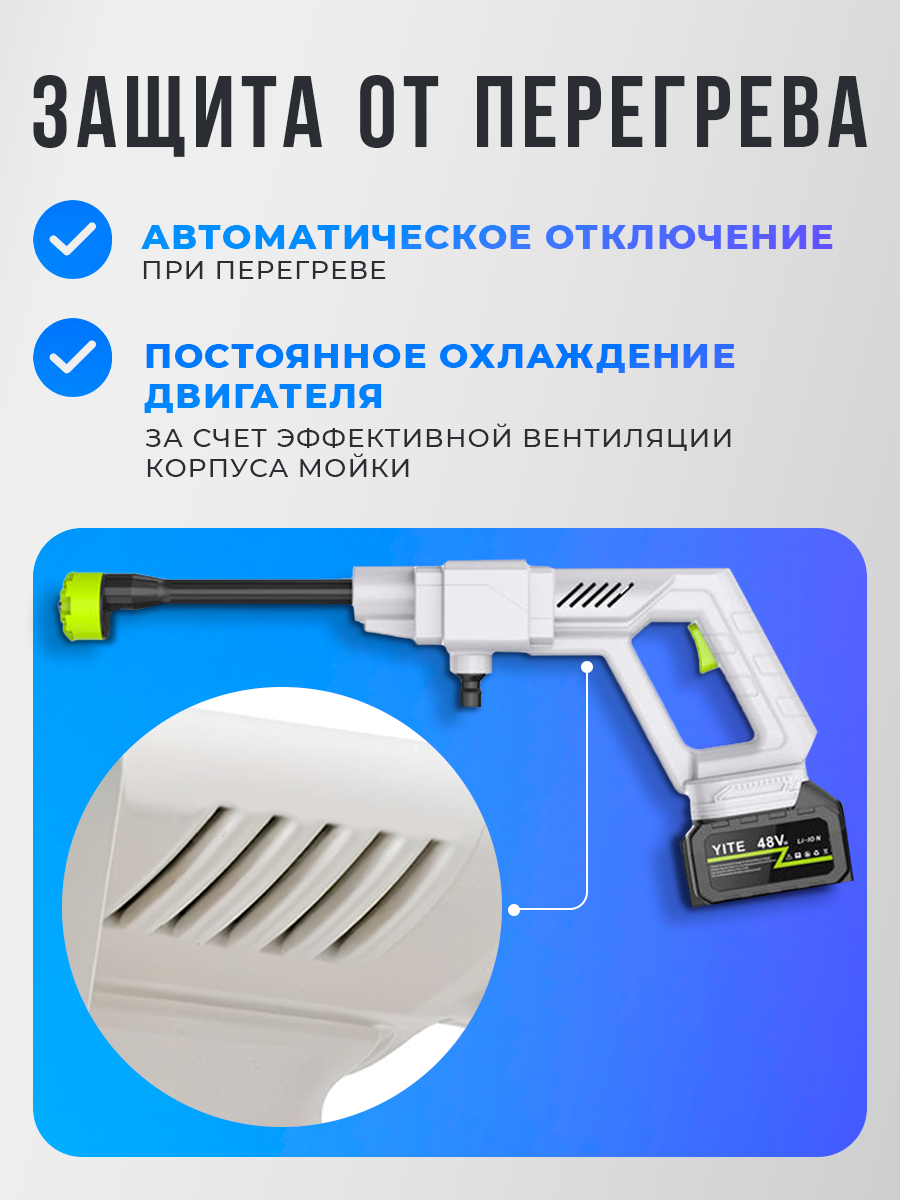 Мойки Высокого Давления Аккумуляторные Мойка высокого давления аккумуляторная для автомобиля, автомойка высокого давления