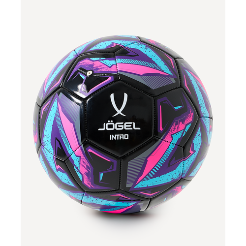 Мяч футбольный Jögel Intro №5, линейка Active, черный, размер 5
