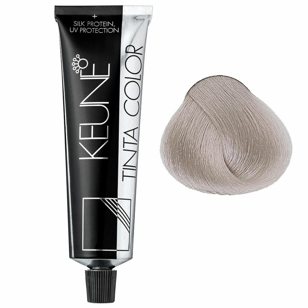 Keune Tinta Color - 10.21 Светлый пепельно-перламутровый блондин Стойкая краска для волос — фото 1