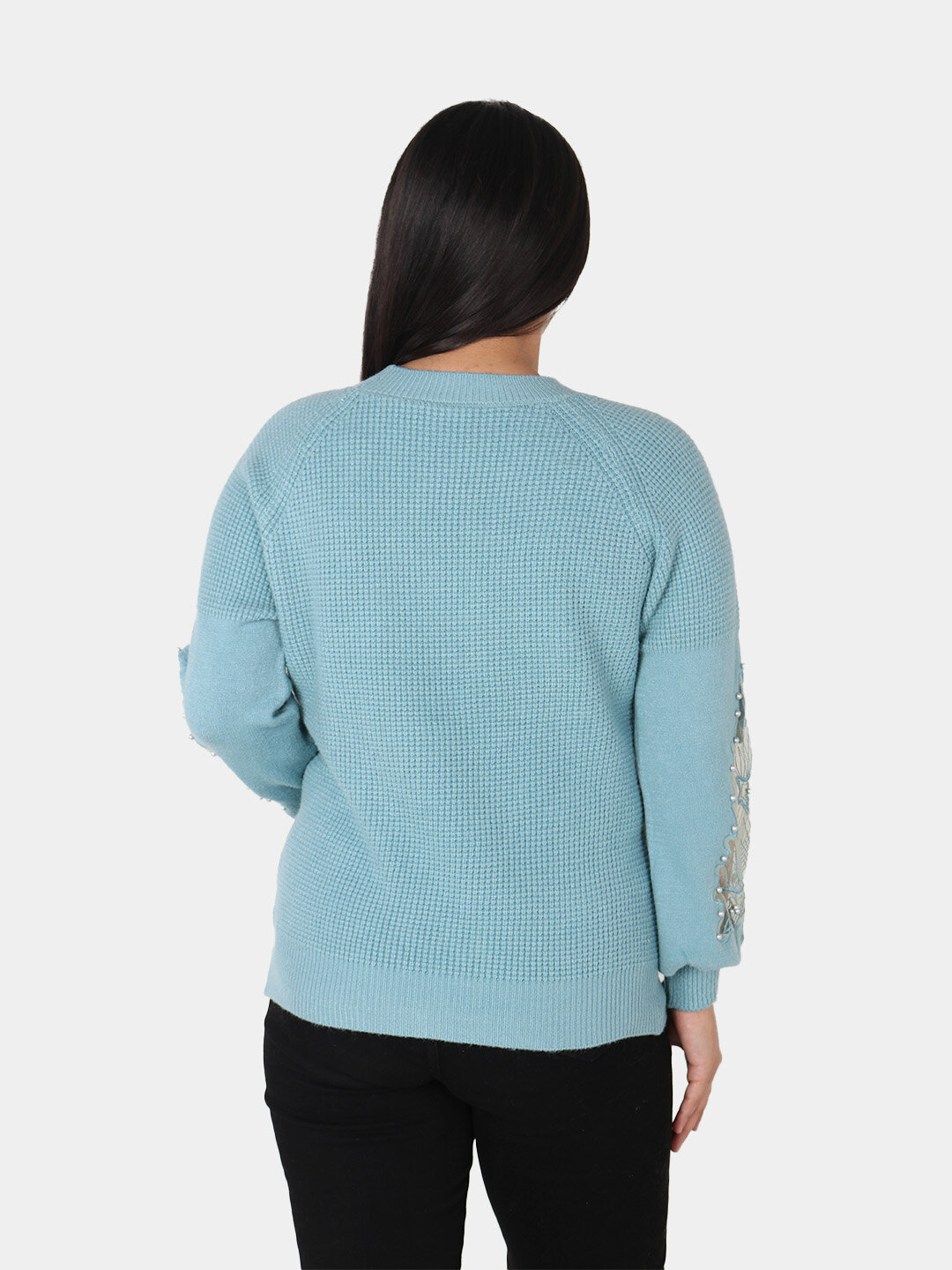 Свитер размер One Size, , бирюзовый — фото 1