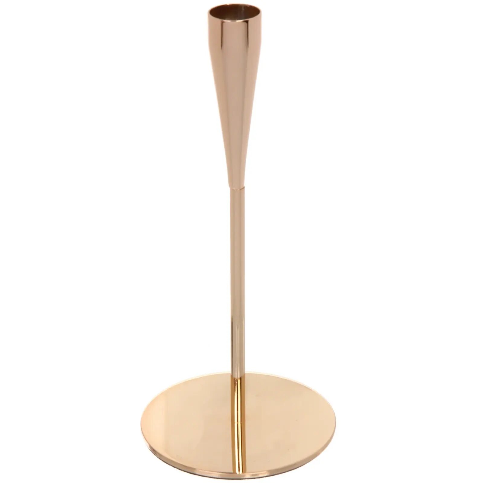 Подсвечник «DESIRE» 22 см, золотой металлик, минимализм, для свечи