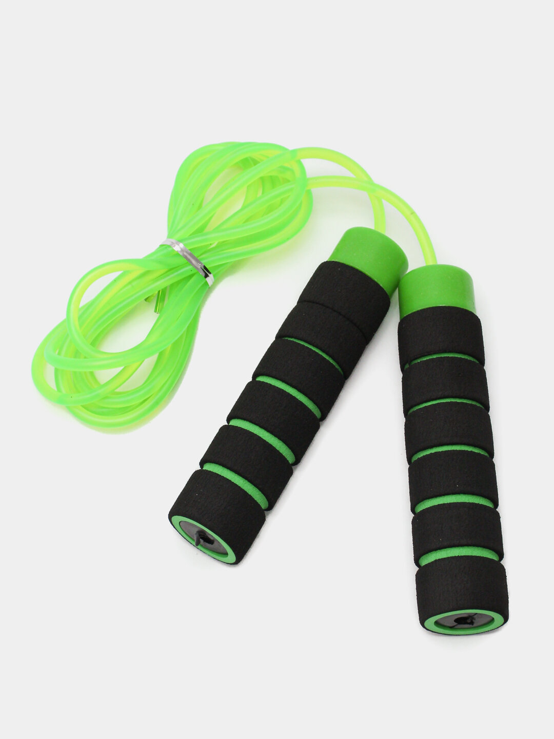 Скакалка Cima, с счетчиком, регулировка длины, шнур 295 см, зеленая — фото 1