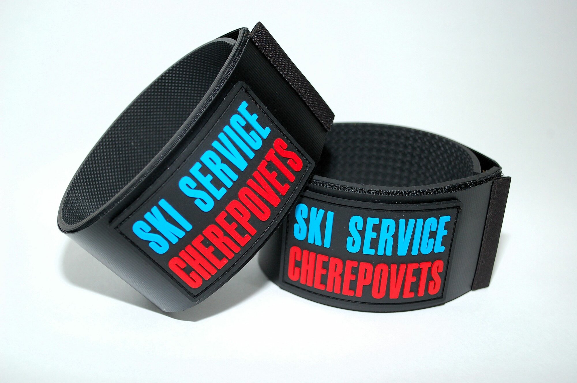 Связки -липучки для горных лыж до 150мм. фрирайд.