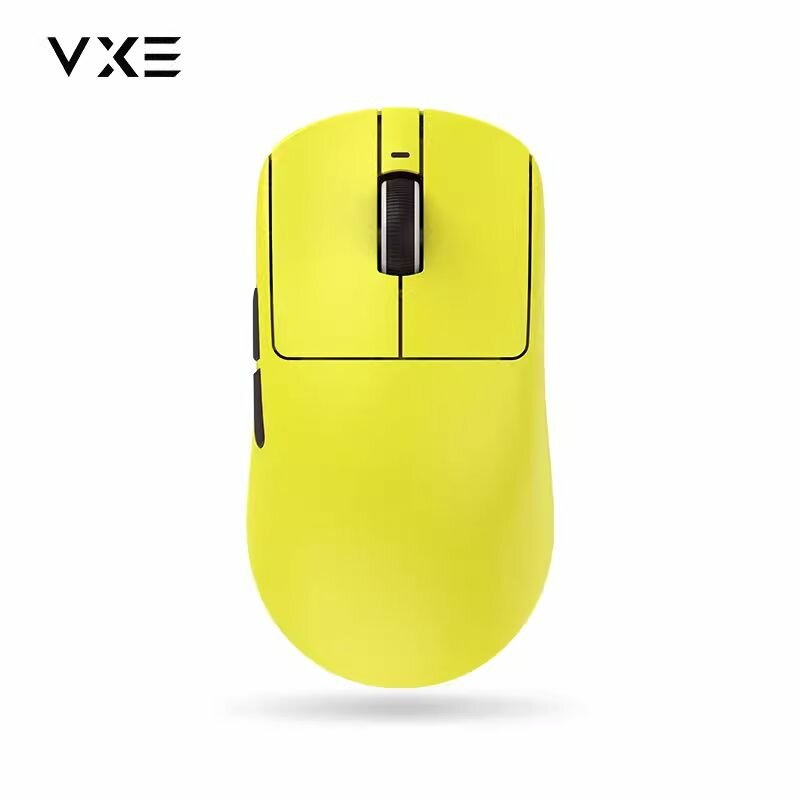 Мышь беспроводная DragonFly R1 PRO MAX, PAW3395, желтый