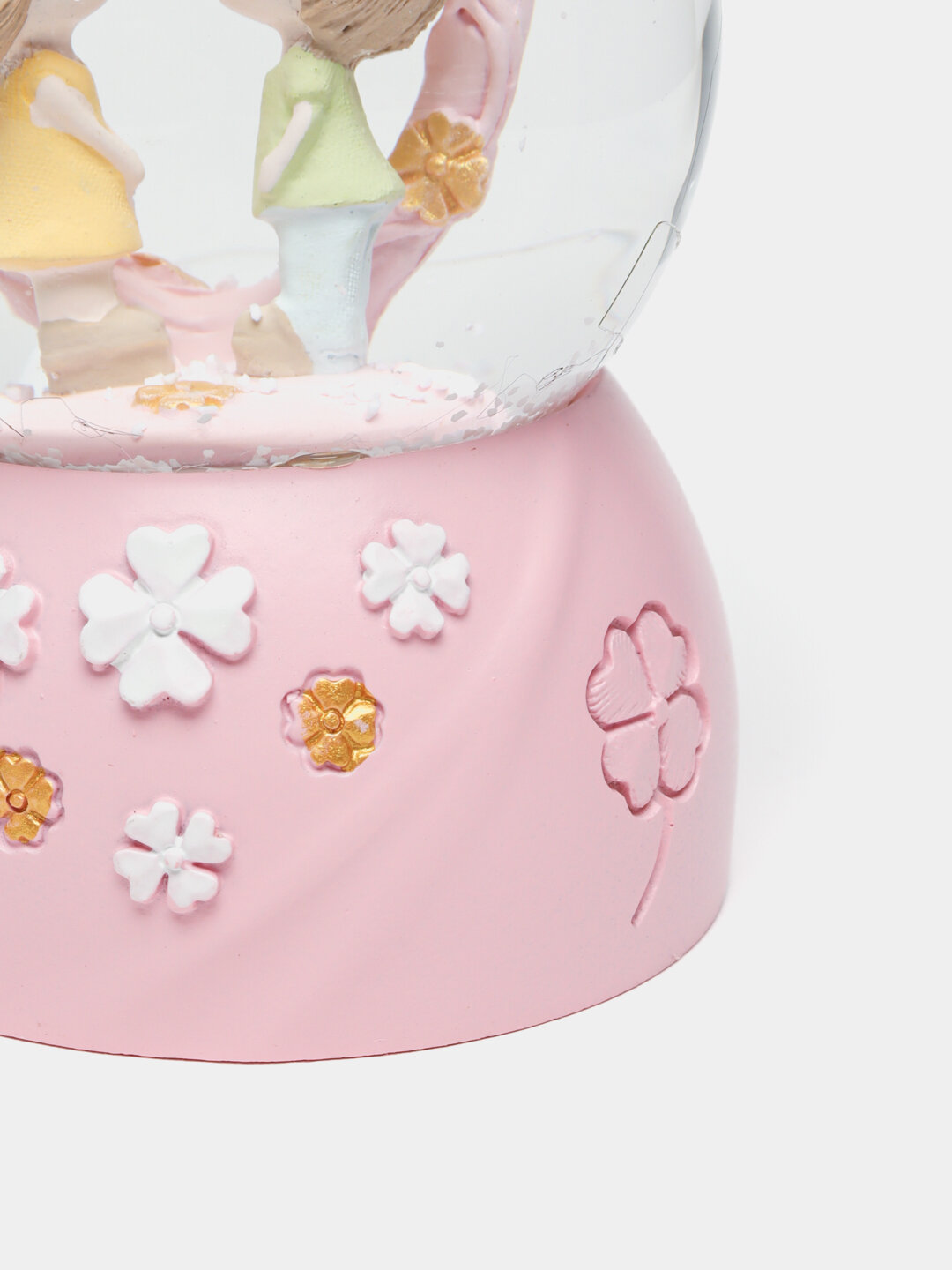 Светящийся хрустальный шар "Снежинка" 10см — фото 1