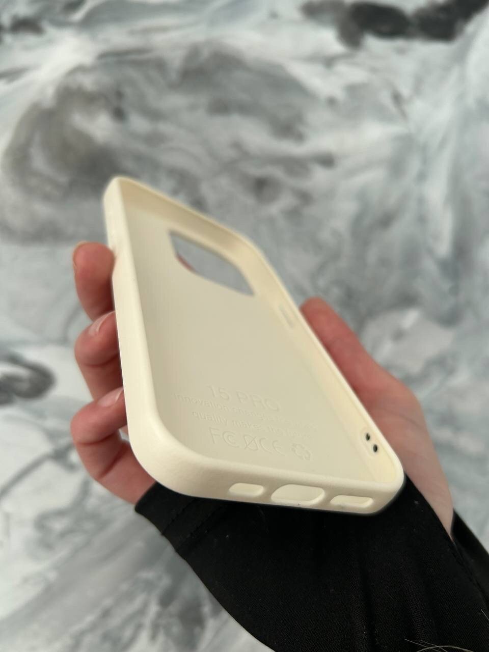 Чехол на айфон 14 про белый / Чехол на iPhone 14 pro белый — фото 1