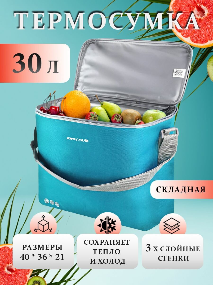 Термосумка (сумка-холодильник) Biostal Кантри (30 л.) TCD-30B