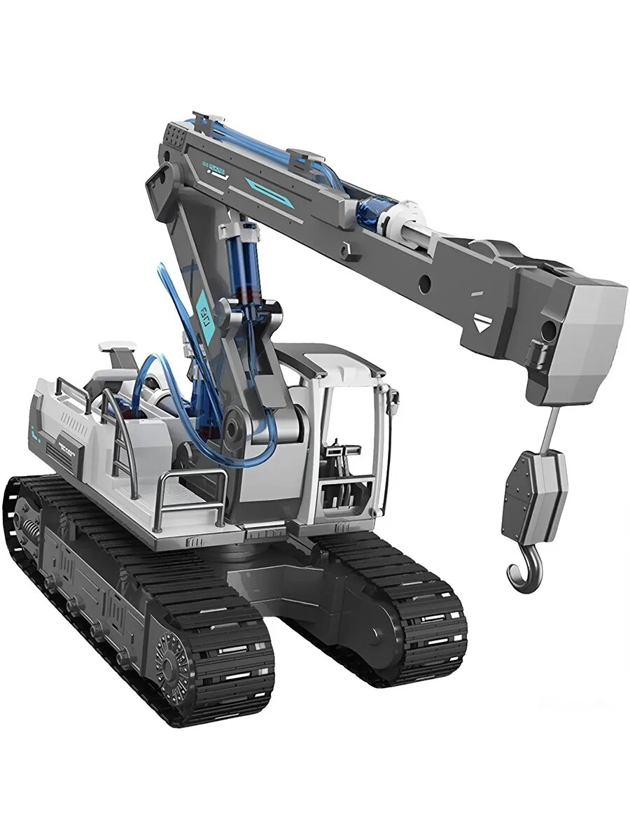 Конструктор BabyTEC научный гидравлический подъемный кран, 134 детали — фото 1