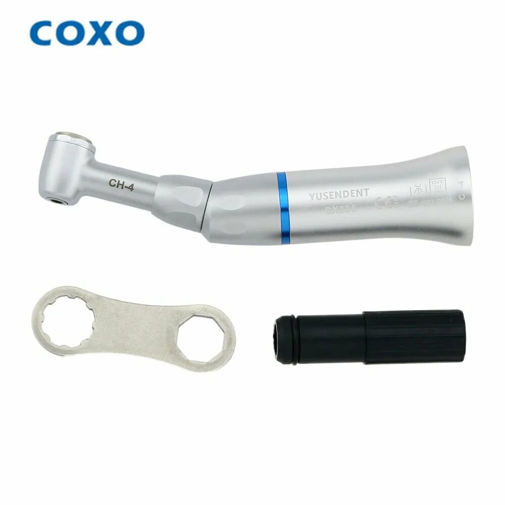 Зубоврачебный низкоскоростной наконечник COXO CX235 C1-4 Внешний водный канал 1: 1 с нажимным тормозом Оригинал