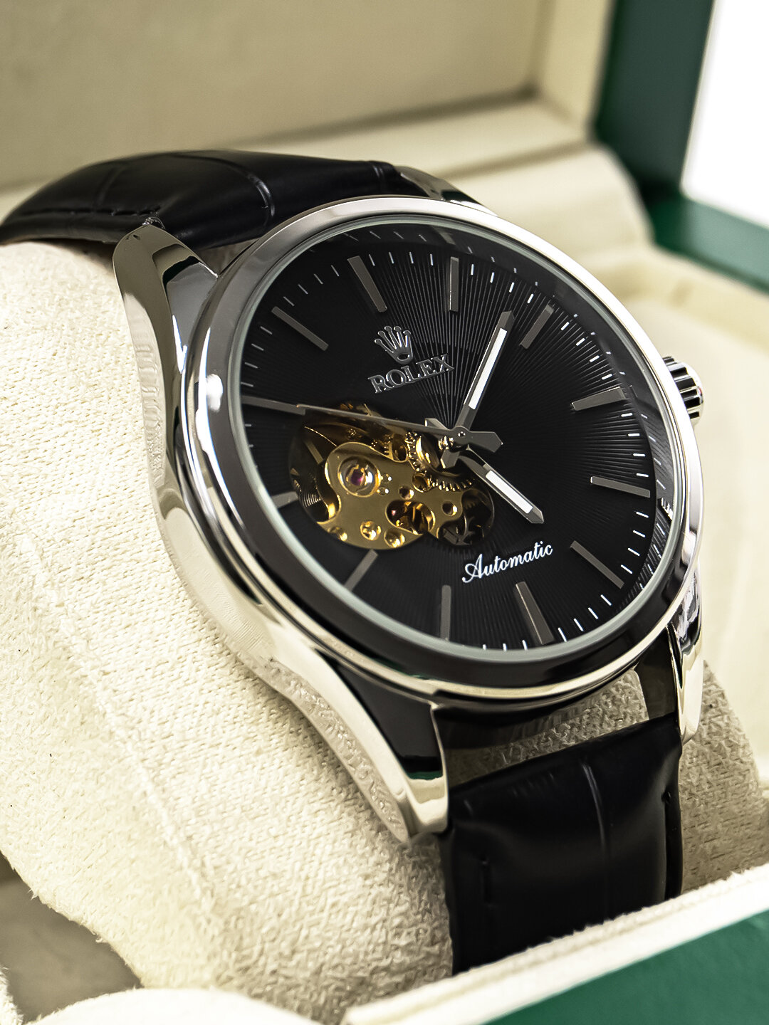 Наручные часы Rolex Классика, черная — фото 1