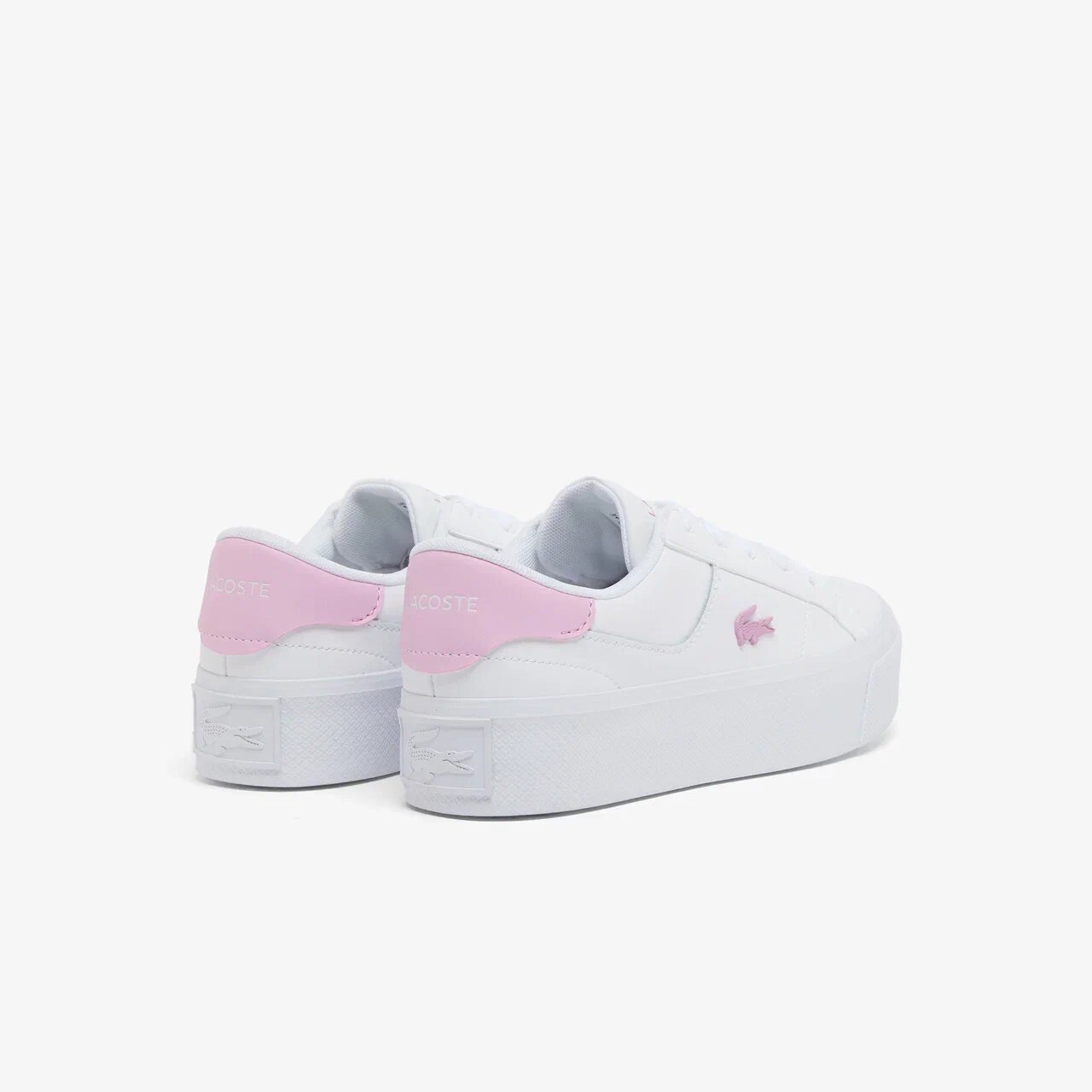 Кеды LACOSTE, размер 8 UK, бeлый — фото 1