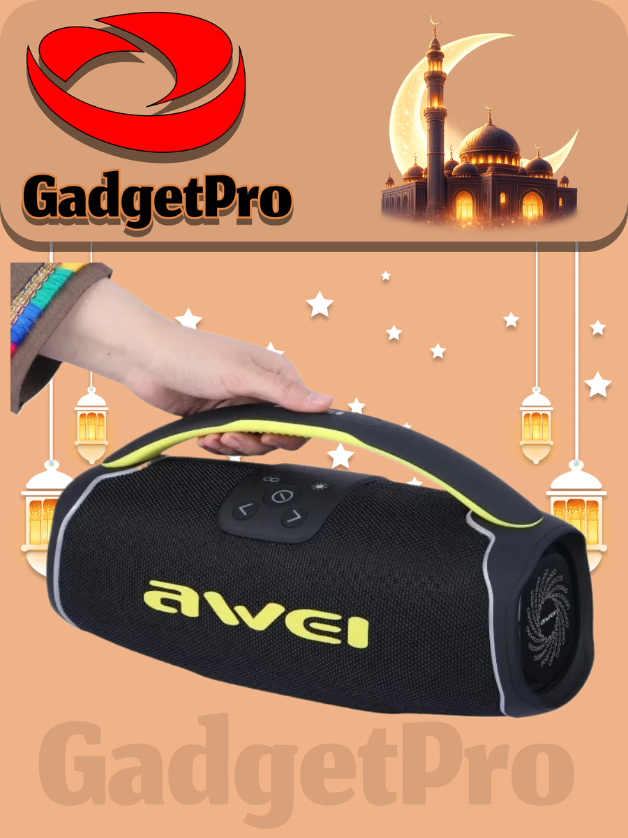 Портативная колонка Awei KA16: Bluetooth, FM-радио, TWS, водонепроницаемая, современный дизайн