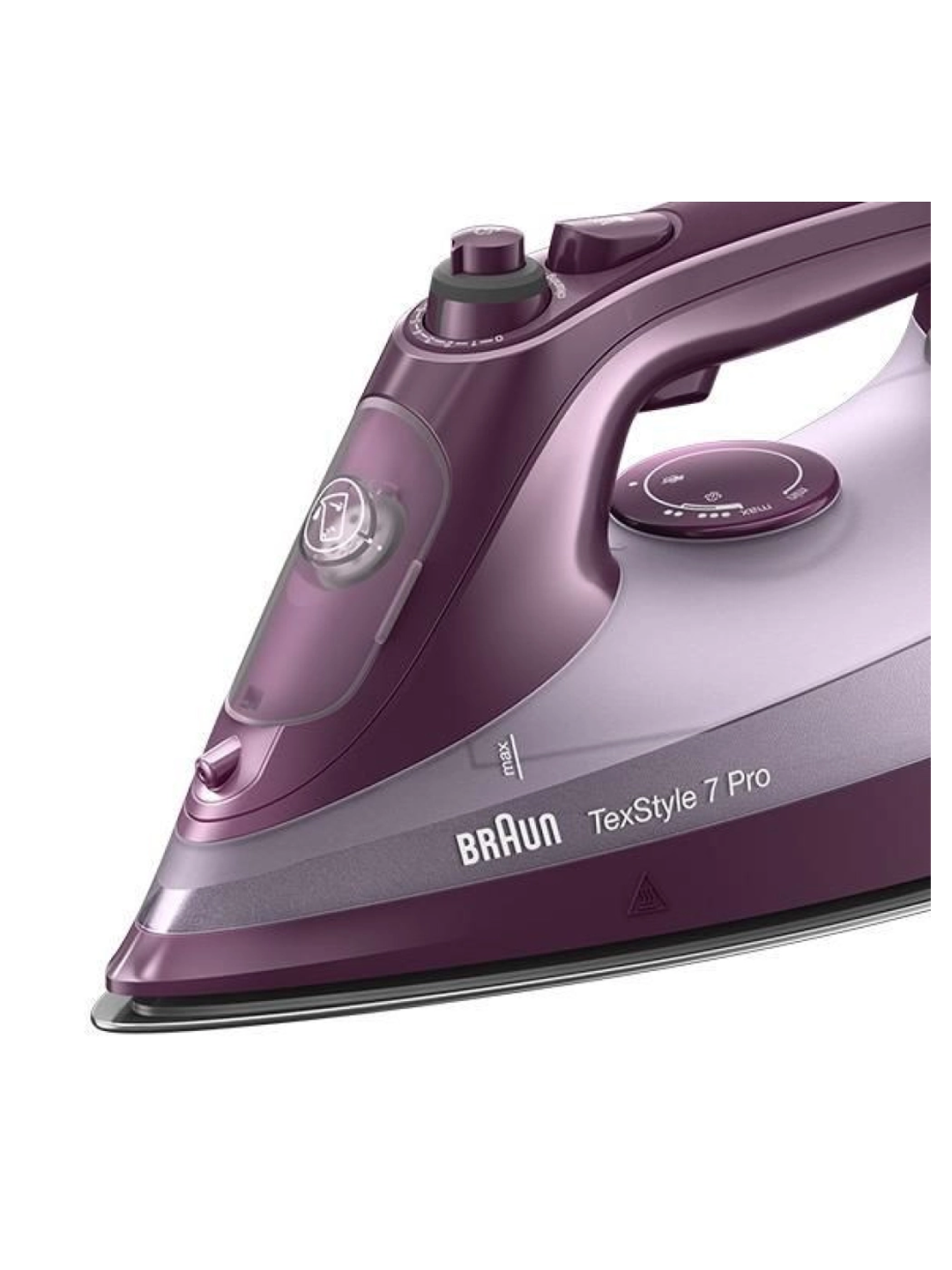 Утюг Braun SI7181VI, чёрный-фиолетовый — фото 1
