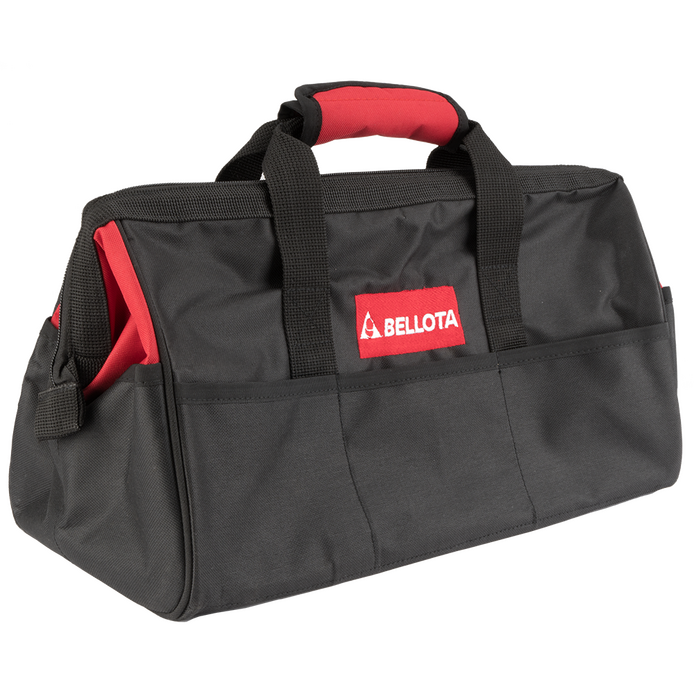 Сумка Bellota, плечевой ремень, текстильная, 45 см, чёрный цвет