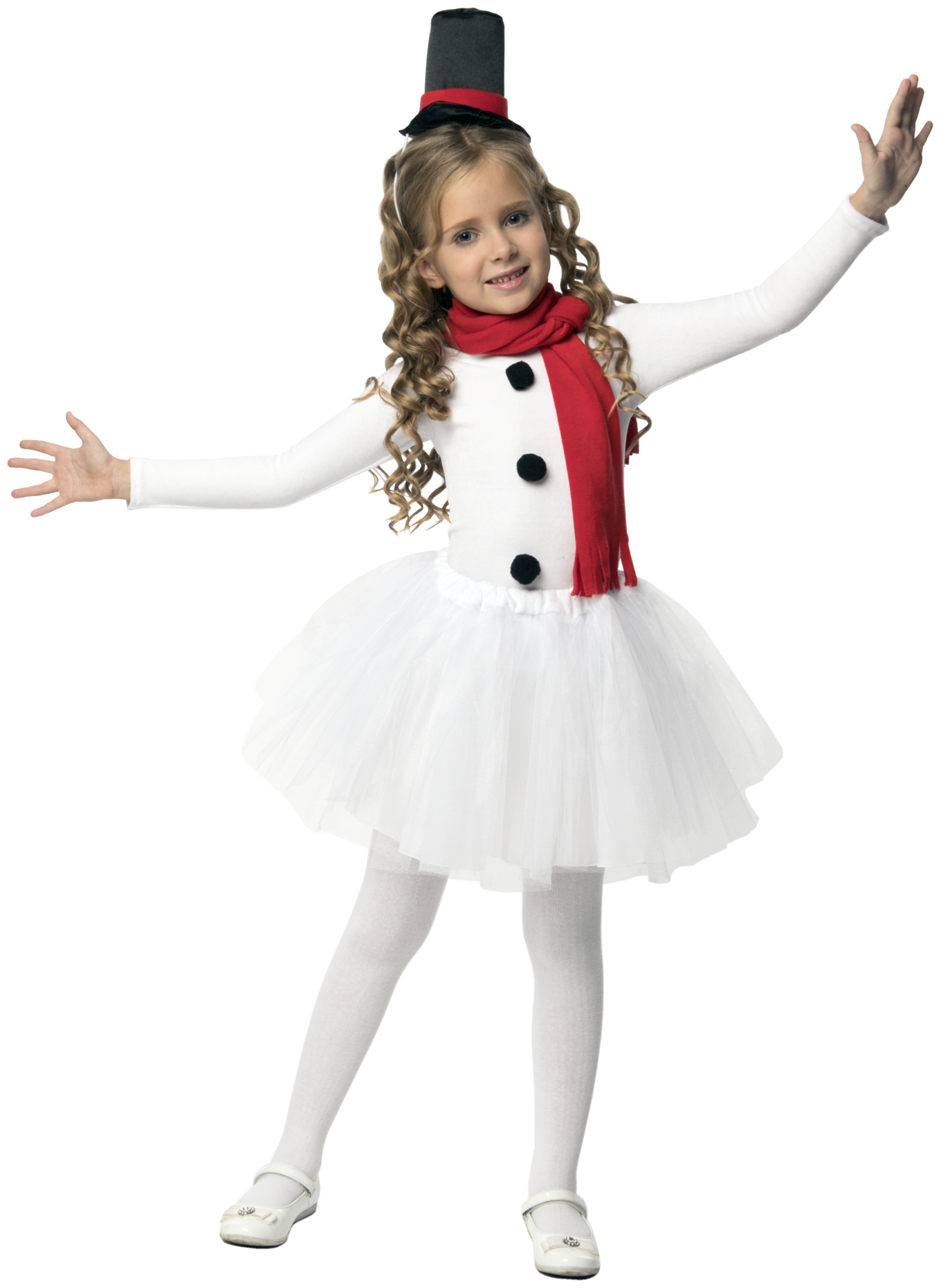 Новогодний карнавальный костюм Снеговик Девочка на рост 116-122
