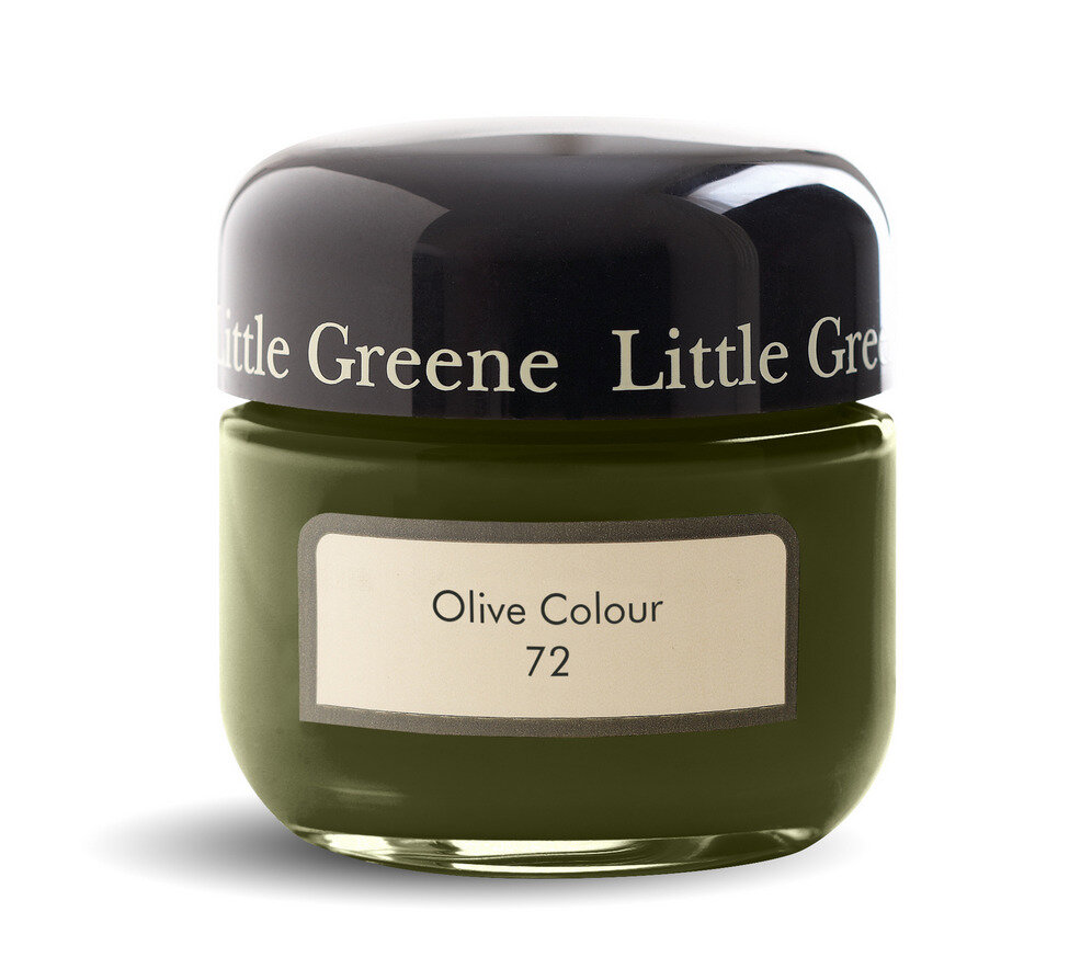 Пробник краски в/э акриловой Little Greene, цвет № 72, OLIVE COLOUR, 60 мл