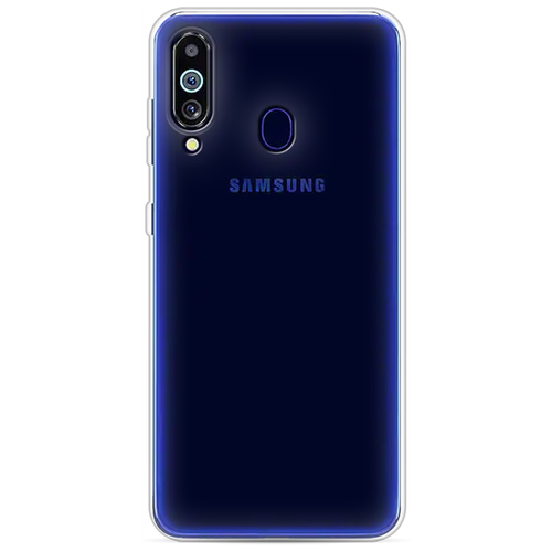 Силиконовый чехол на Samsung Galaxy M40/A60 / Самсунг Галакси M40/A60, прозрачный силиконовый чехол на samsung galaxy m40 a60 самсунг галакси м40 а60 шоколадка