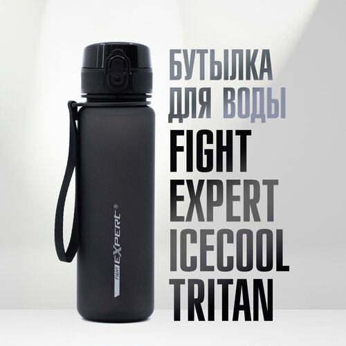 фото Многоразовая бутылка для воды fight expert icecool tritan 500мл черная