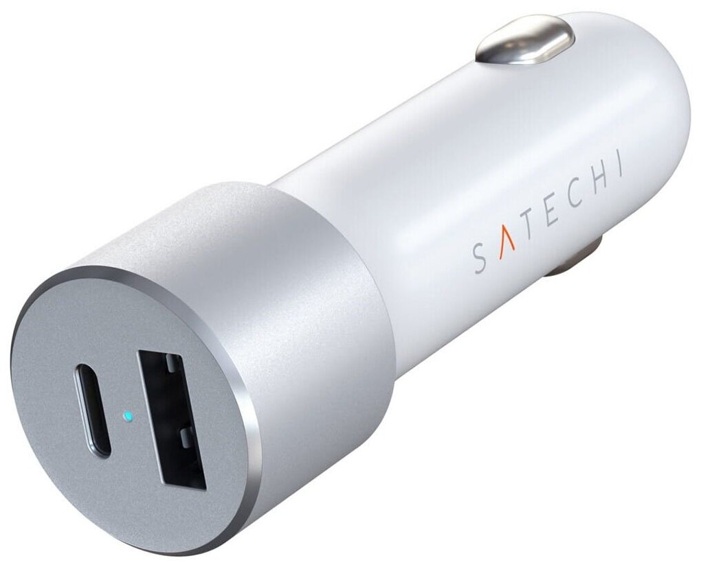 АЗУ планшет Satechi Автомобильное 72W Type-C PD Car Charger Цвет: серебряный