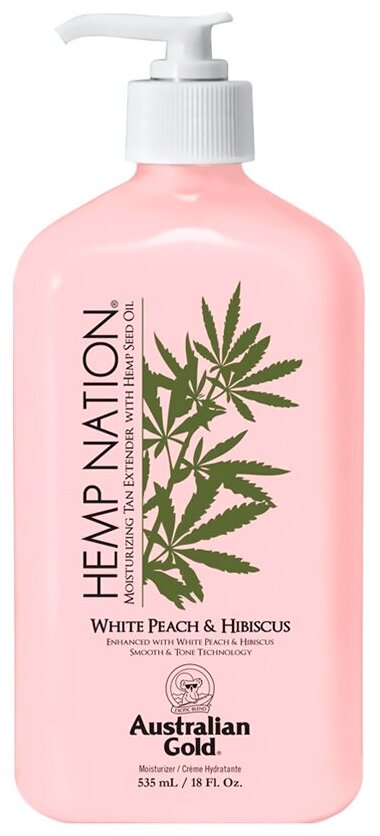   White Peach & Hibiscus ,  Hemp Nation, Australian Gold