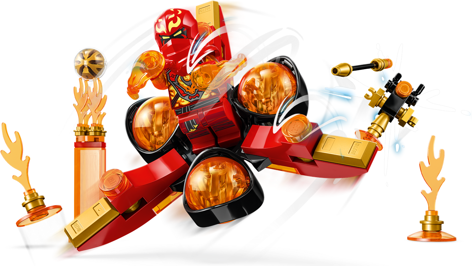 LEGO Ninjago Сила дракона Кая: Торнадо Кружитцу 71777 - фото №4