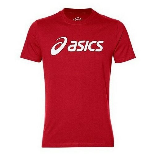 фото Футболка мужская asics 2031a978 601 big logo tee 2031a978601-1 размер 48 цвет красный