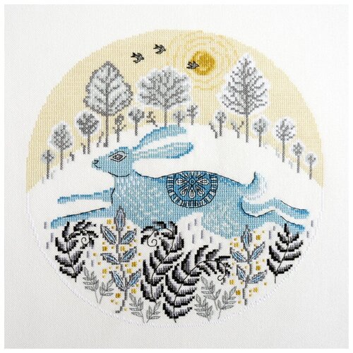 фото Набор для вышивания бегущий заяц марья искусница