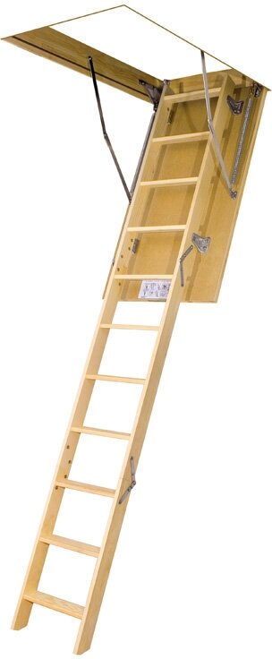60*100*276 см Чердачная лестница с люком утеплённая FAKRO LWS складная / Люк чердачный с лестницей 60x100 - фотография № 2