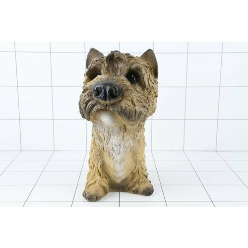 Садовая фигура Йоркширский терьер, 33см (гипс) 112193 шар фольгированный 22 фигура собака йоркширский терьер