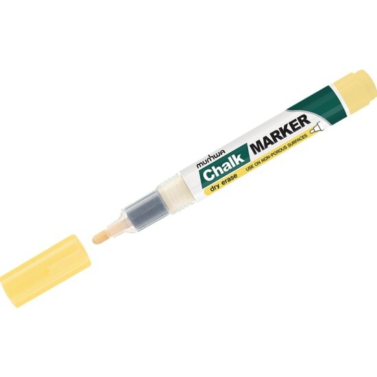 Маркер меловой MUNHWA Chalk Marker 3мм желтый