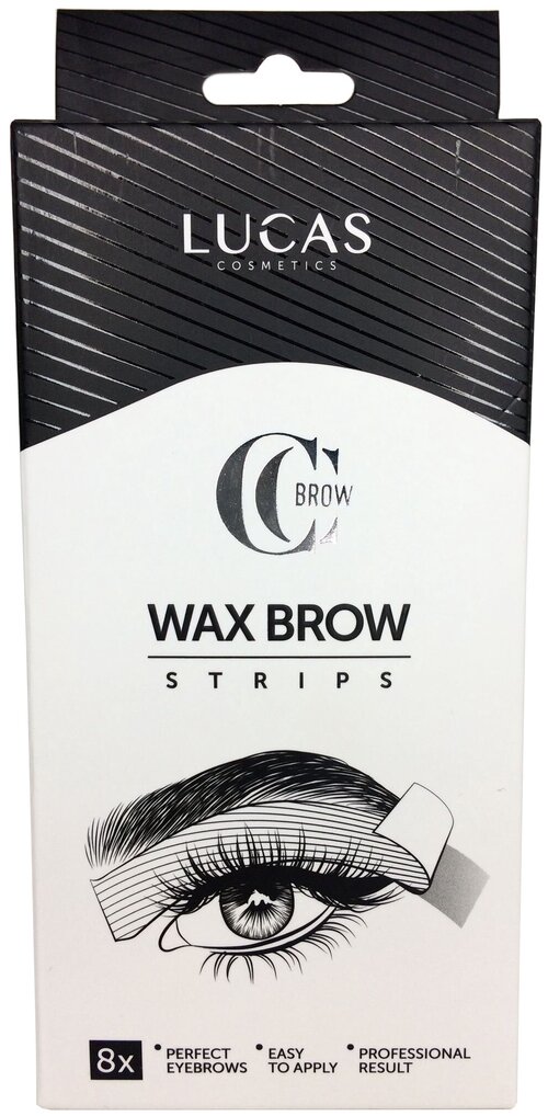 CC Brow восковые полоски Wax brow strips для коррекции бровей 8 шт.