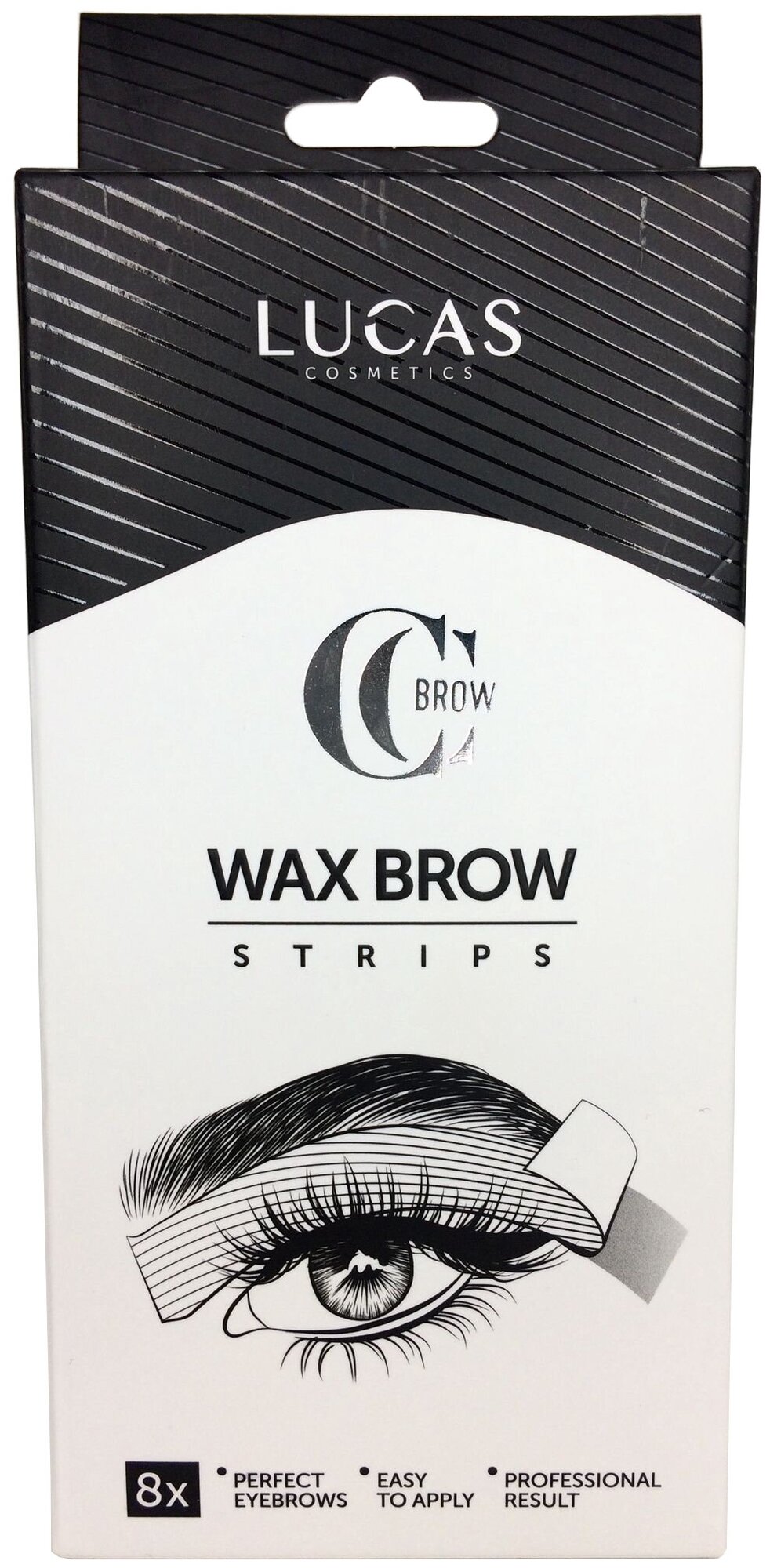 Набор восковых полосок для коррекции бровей / CC Brow Wax Brow Strips 8 шт