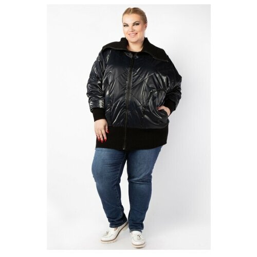 фото Куртка artessa kr00133dbl05 темно-синий 52-54