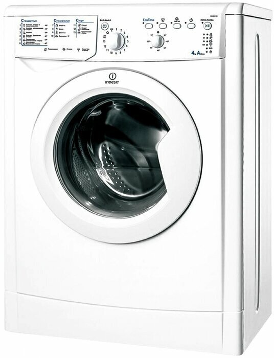 Стиральная машина Indesit IWUB 4105 (CIS), класс A, 1000 об/мин, 4 кг, белая - фотография № 4