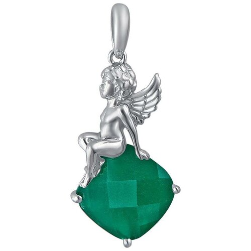 фото Эстет подвеска с 1 стеклом из серебра 01п253192-3