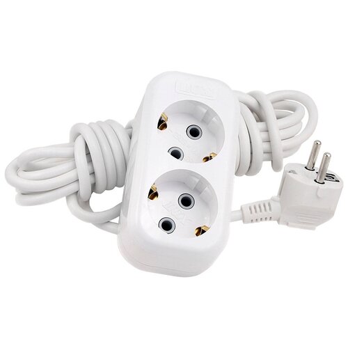 Удлинитель Lux У2-Е-02 2 Sockets 2m White