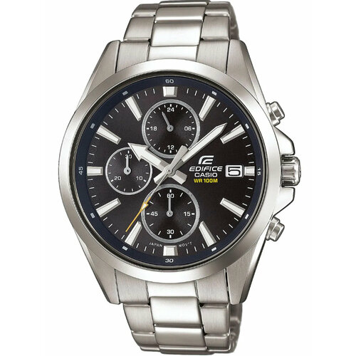 фото Наручные часы casio наручные часы casio efv-560d-1avuef, черный, серебряный