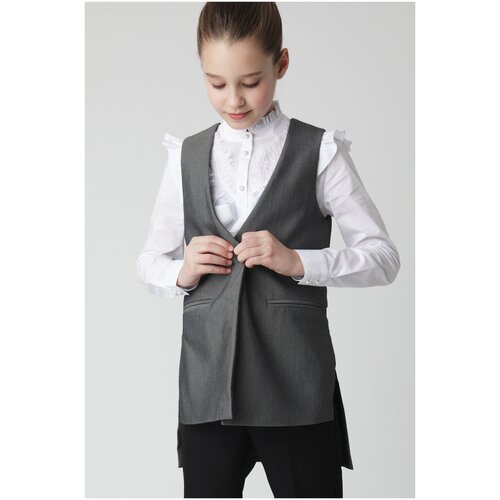 фото Жилет gulliver размер 152, серый