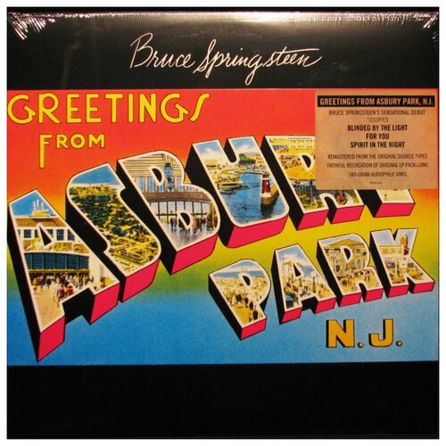 Виниловая пластинка Bruce Springsteen Виниловая пластинка Bruce Springsteen / Greetings From Asbury Park, N.J. (LP)