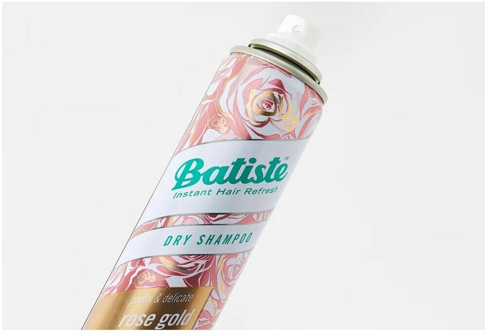 Batiste Сухой шампунь с ароматом Rose Gold, 200 мл.