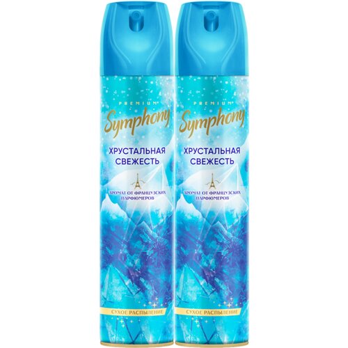 Symphony Expert Освежитель воздуха Premium Хрустальная свежесть, 300 мл, 2 шт