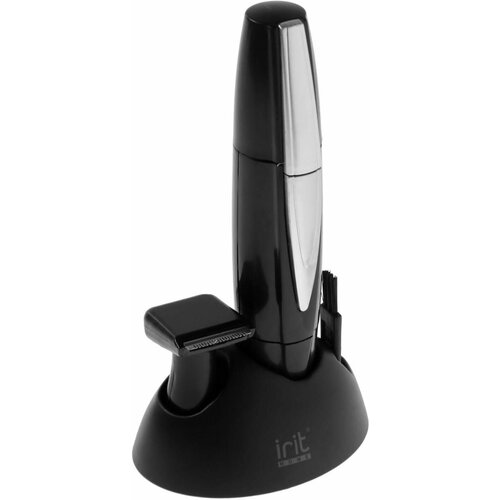 Триммер Irit IR-3234 15 Вт для носа ушей и бакенбардов 2 насадки щёточка 80300₽